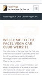 Mobile Screenshot of facelvegacarclub.co.uk