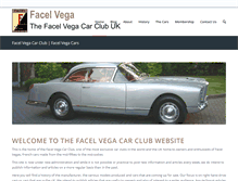 Tablet Screenshot of facelvegacarclub.co.uk
